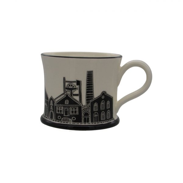 Pit Head Design Mug by Moorland Pottery