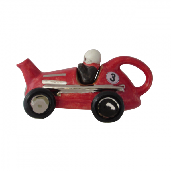 Racing Car One Cup Teapot Red Carters of Suffolk