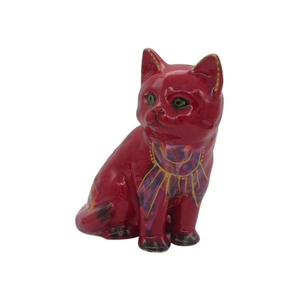 Sitting Kitten Art Deco Style Design Anita Harris Art Pottery