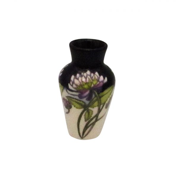 Trefoil Design 10cm Vase by Moorcroft Pottery