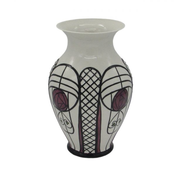 Charles Rennie Style 26cm Vase Lorna Bailey Artware