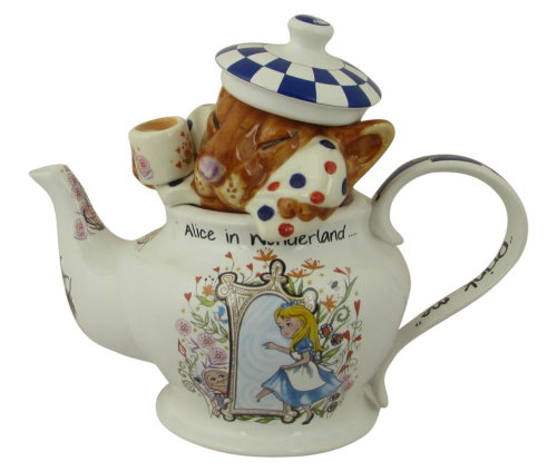 Alice in Wonderland Dormouse Teapot Paul Cardew