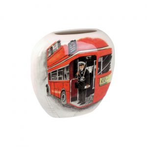 Bus Conductor Design Vase Tony Cartlidge Ceramic Artist.