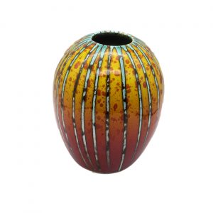 Brimstone Design Vase Anita Harris Art Pottery