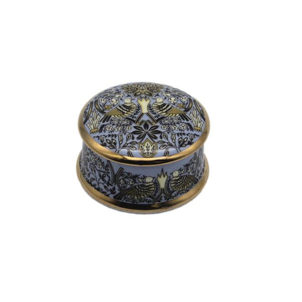 Dove & Rose Design Round Trinket Box | William Morris