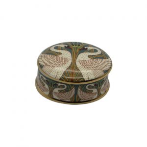 Swans & Bullrush Design Oval Trinket Box | Walter Crane