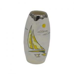 Sunny Afternoon Sailing Design Vase by Carlton Ware