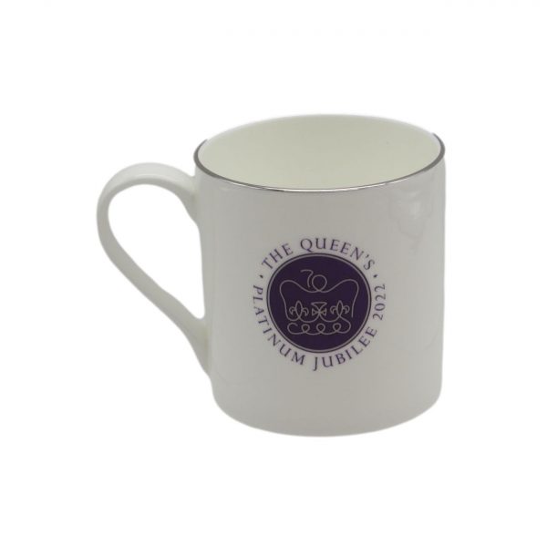 Platinum Jubilee Design Mug Ceramic Heritage Designs Stoke Art Pottery