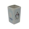 Penguin on Ice Design Vase Tony Cartlidge Ceramic Artist