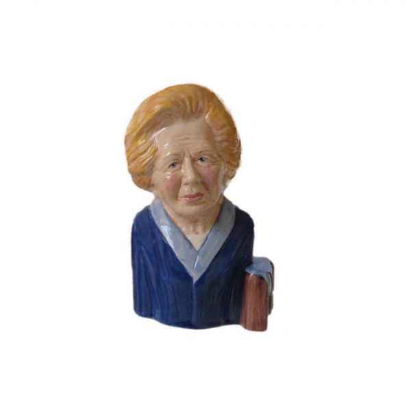 Margaret Thatcher Hand Bag Toby Jug Bairstow Pottery