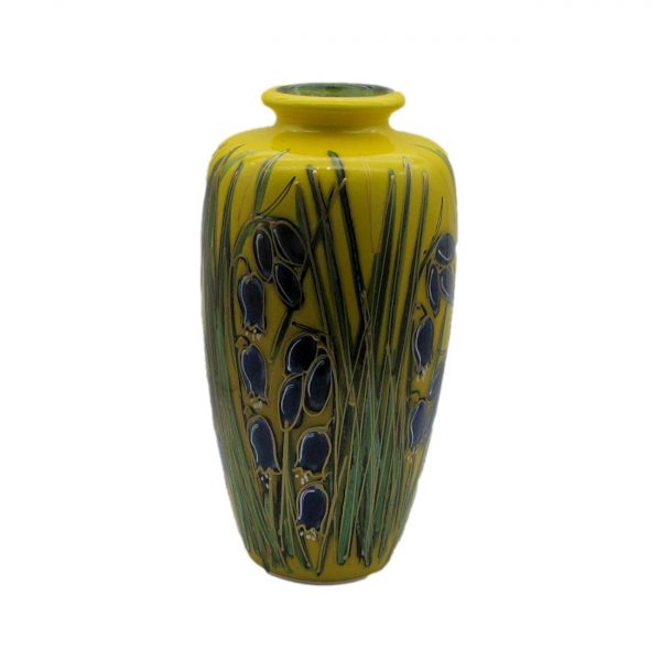 Bluebell Design 22cm Vase Anita Harris Art Pottery