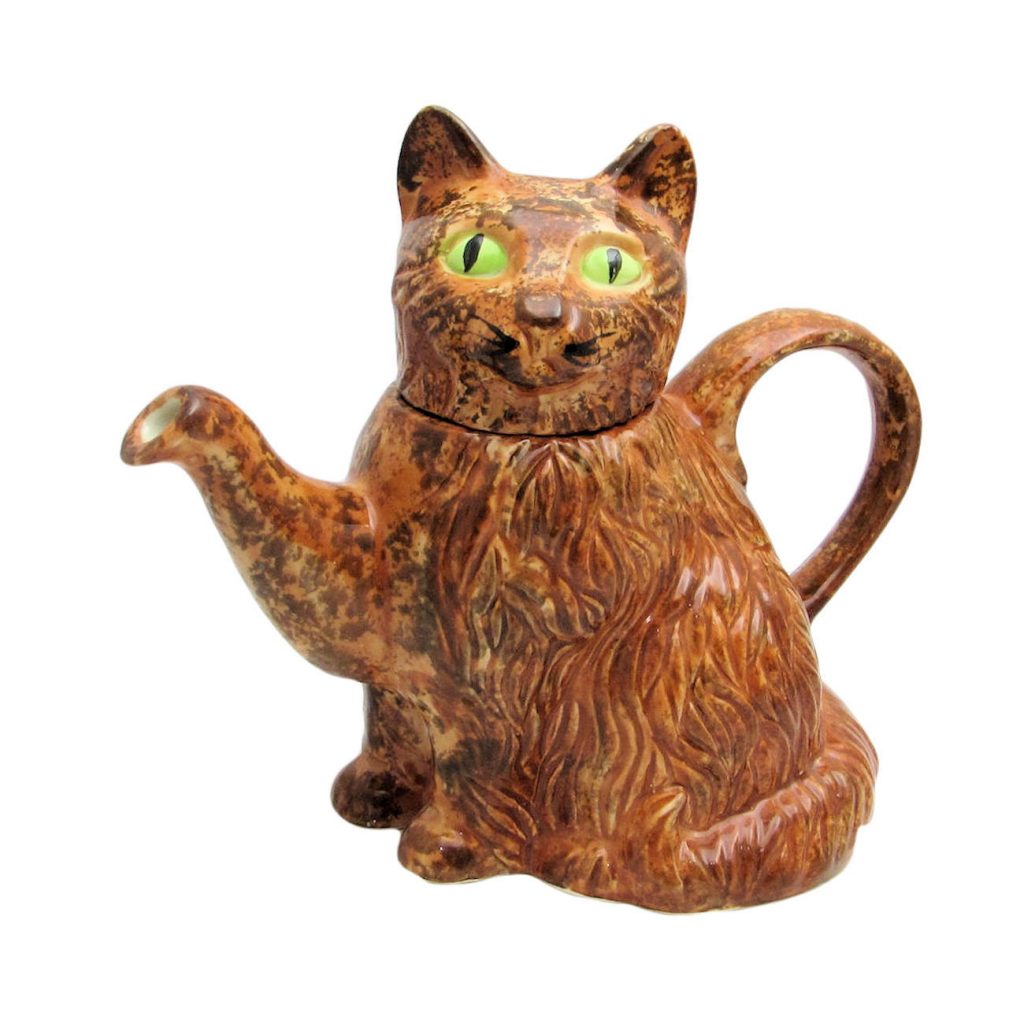 Ginger Cat Teapot Produced by Carters of Suffolk Stoke Art Pottery