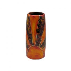 Deco Sunray Design 13cm Vase Anita Harris Art Pottery