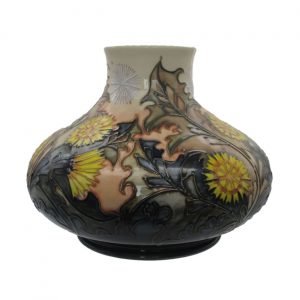 Dandelion Design 17cm Vase Moorcroft Pottery