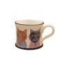 Kitten Design Mug by Moorland Pottery