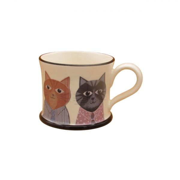 Kitten Design Mug by Moorland Pottery