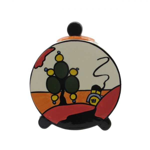 Marshland Cottage Design Lidded Pot Lorna Bailey