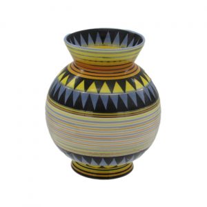 Moorland Pottery ChromAzone Design 17cm Vase