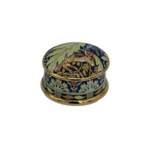 Deer and Fern Round Trinket Box | Walter Crane