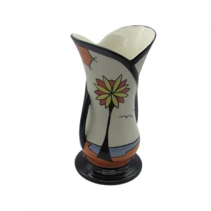 Beach Design Tulip Shaped Vase by Lorna Bailey Artware