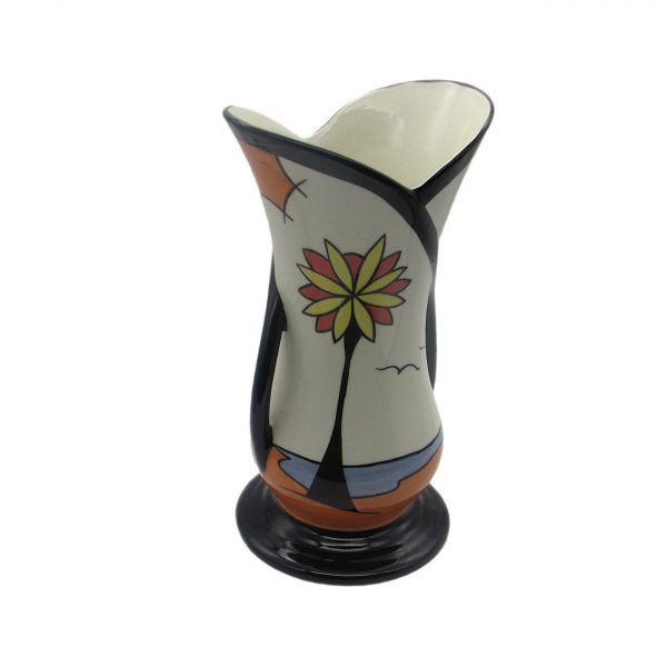 Beach Design Tulip Shaped Vase by Lorna Bailey Artware