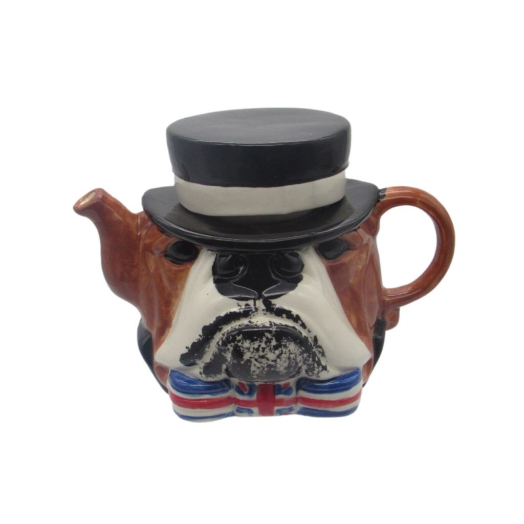 British Bulldog Teapot by Carters of Suffolk Stoke Art Pottery