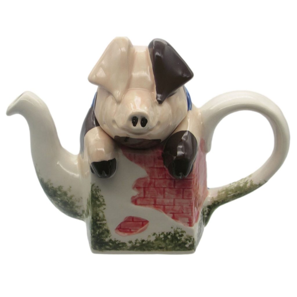 Pig on the Wall Teapot by Carters of Suffolk Stoke Art Pottery