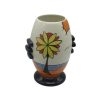 Beach Design 3 Knob Vase Lorna Bailey Artware