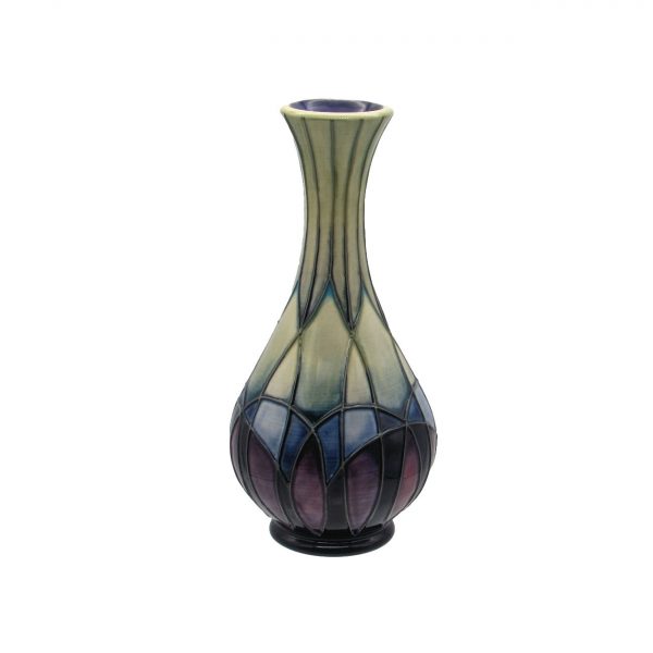 Indigo Design 16.5cm Vase Moorcroft Pottery