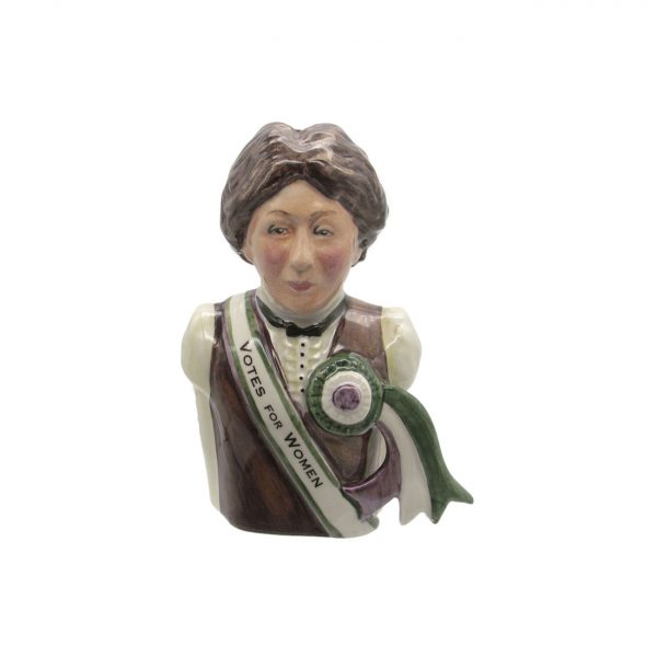 Emmeline Pankhurst Toby Jug Bairstow Pottery