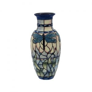 Dragonfly Design 20cm Vase Old Tupton Ware