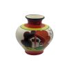 Moorland Pottery 10cm Art Deco Style Design Vase