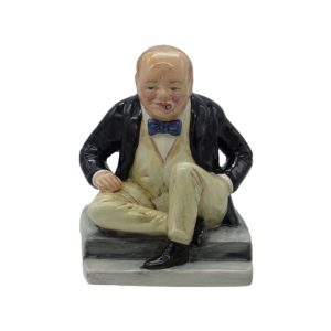 Winston Churchill Man of the Century Figure Bairstow Pottery