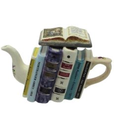 Jane Austen Anniversary Books Teapot Carters of Suffolk