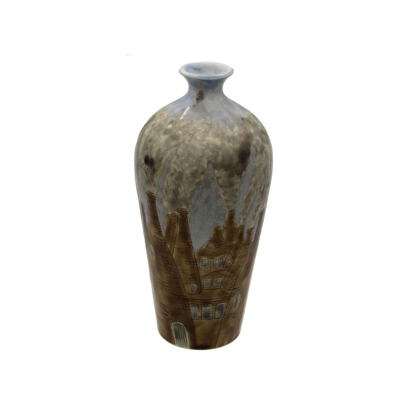 Cobridge Stoneware 23cm Vase Cobridge Bottle Kilns Design.