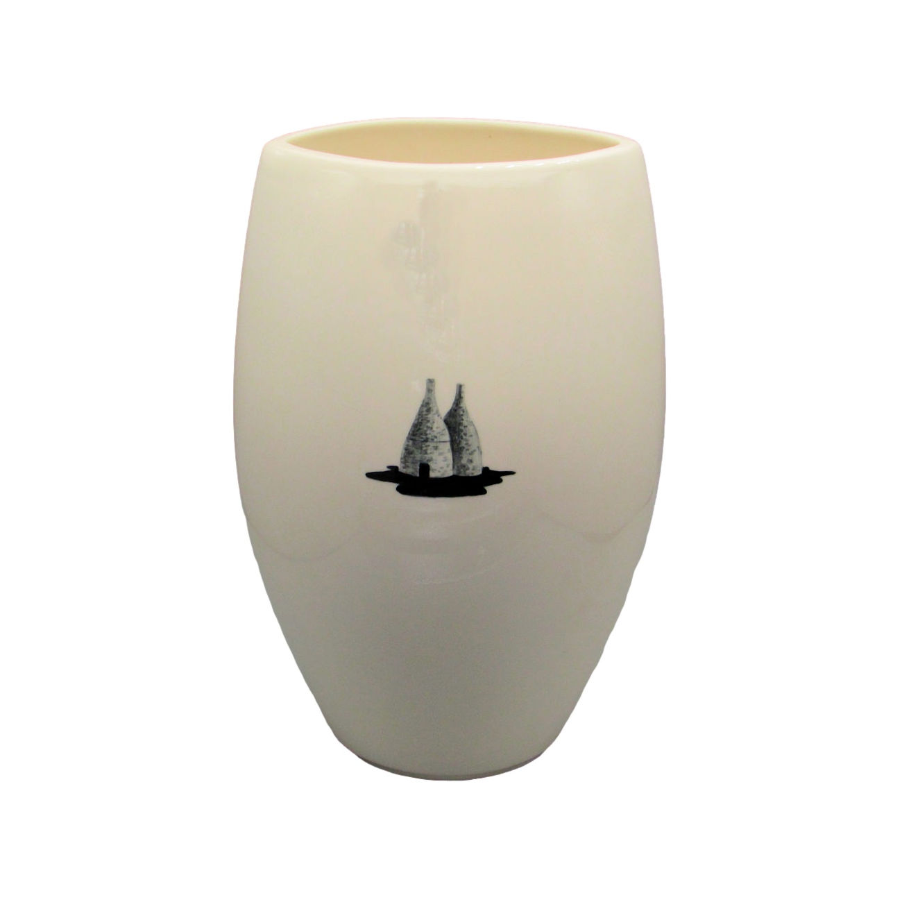 Canal Cruising through the Bottle Kilns Design Vase