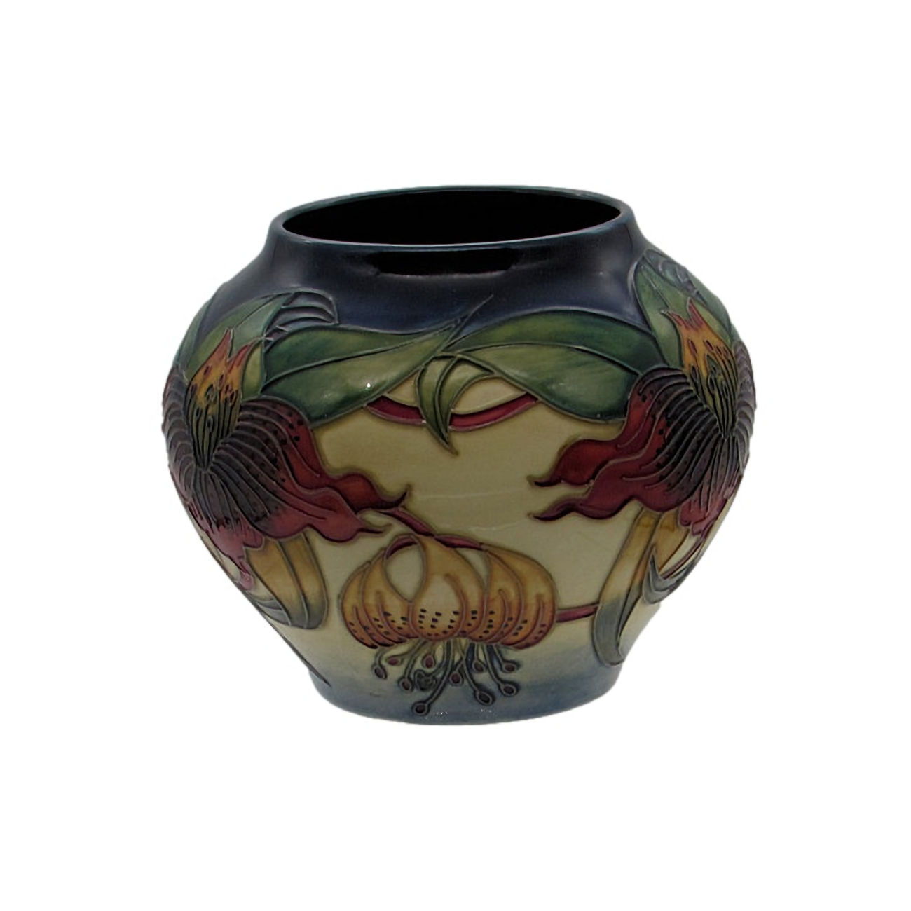 Anna Lily Design Vase Moorcroft Pottery