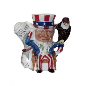 Staffordshire Fine Ceramics Teapot Uncle Sam Design